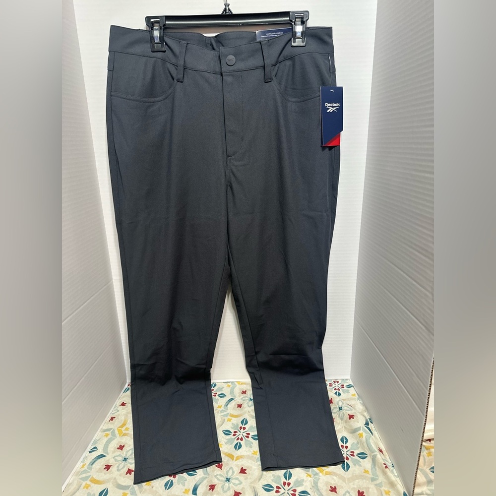 REEBOK MENS 5 POCKET GRAY PANT SIZE L(34/30)